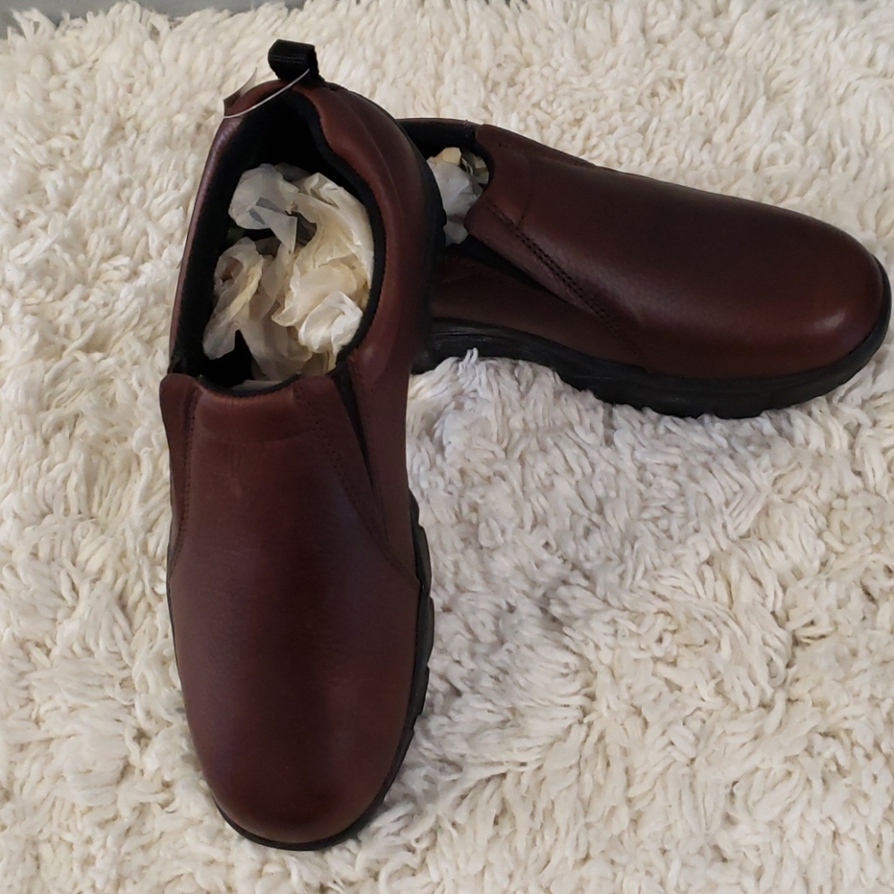Roper Men's Performance Sport Slip-on Bay Brown Loafer